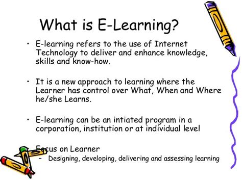 What Is Elearning