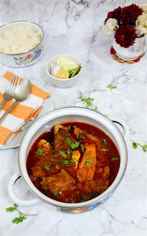 Chettinad Fish Curry Chettinad Meen Kuzhambu At My Kitchen