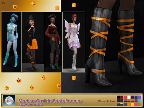 Madlen Casilda Boots Recolor Halloween Edition Elfdor