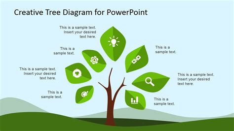 Tree Diagram Powerpoint Template Slidesbase