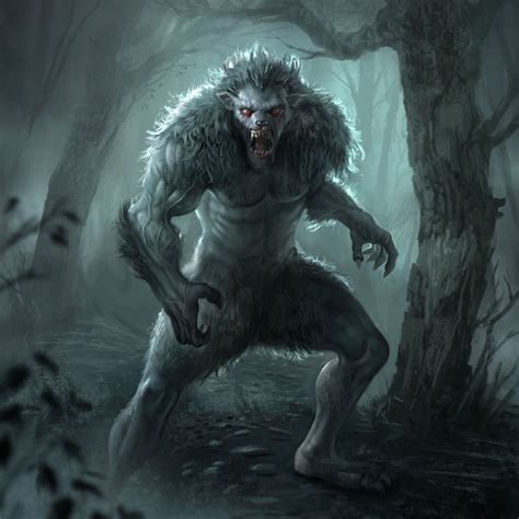 Night Humanoid Feral Wood Forest Werewolf James Child Werewolf