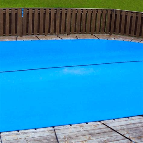 Vevor swimming pool cover 16x32 ft center step rectangular safety green winter. 16 x 32 ft Oval Eliminator Xtreme Pool Winter Cover | Pool ...
