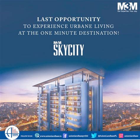 Our work does not end here. M3M Sky City Luxury Apartments Sector 65 Gurgaon | Gurgaon ...