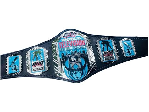 Roh World Television Wrestling Champion Belt Zinc Plates Replica