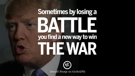 The battle is lost or won in the secret places of the will before god, never first in the external world. 12 Quotes by Donald Trump on Success, Failure, Wealth and Entrepreneurship