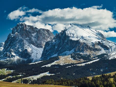 Langkofel And Plattkofel Seiser Alm Dolomites Unesco Flickr