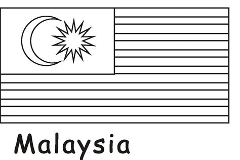 Colouring Jalur Gemilang Malaysia Flag Malaysia Flag Color Codes Berta Bernhard