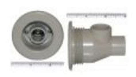 Jacuzzi Bmh Jet Retainer Jet Complete Bmh White Less Nut 8489940