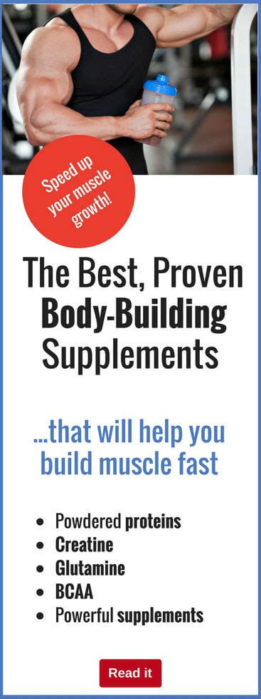 Proven Bodybuilding Supplements That Will Build Muscles Fast