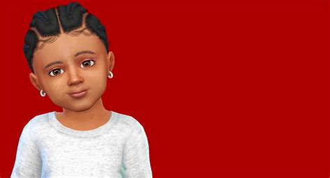 Sims 4 Ccs The Best Leahlillith Zendaya Toddler Version By