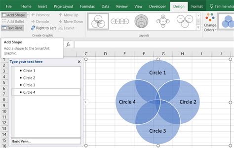How To Create A Venn Diagram In Excel Wiring Site Resource