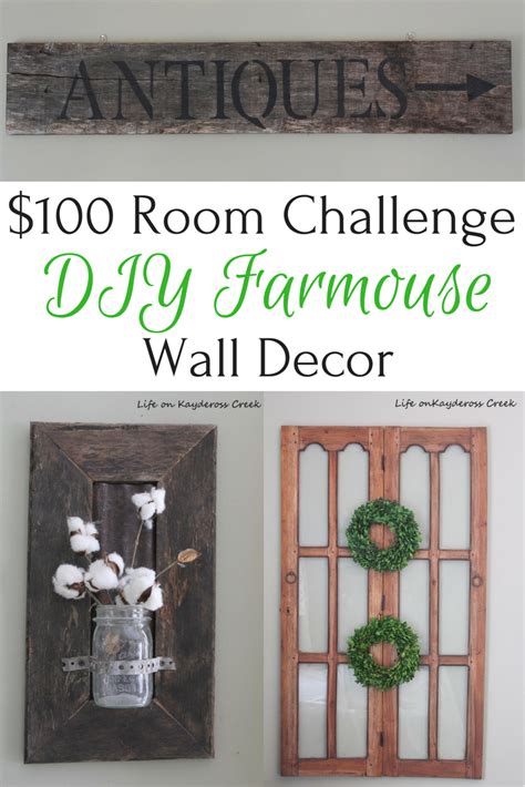 Farmhouse Wall Decor 100 Room Challenge Week 3 Life On Kaydeross Creek