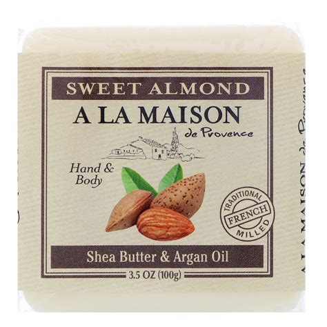 A La Maison De Provence Hand And Body Bar Soap Sweet Almond 35 Oz