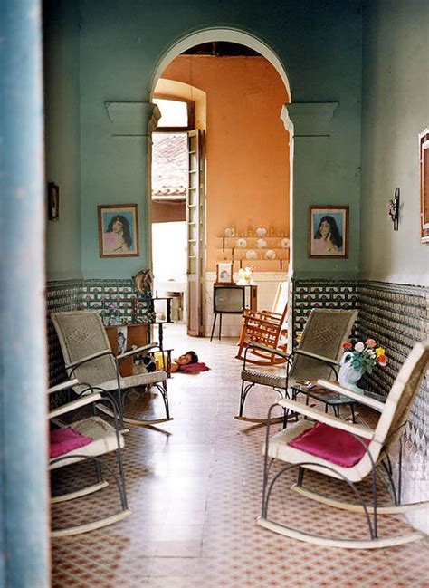 Hallway In Colorful Havana Home Sfgirlbybay Cuban Decor Cuban