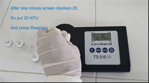 Turbidity In Water Calibration Measurement Digital Turbidity Meter TB IR Of Lovibond