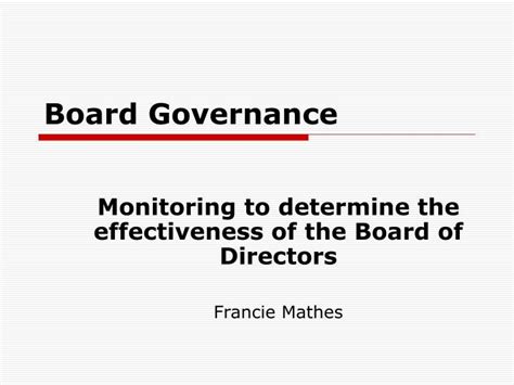 Ppt Board Governance Powerpoint Presentation Free Download Id348718