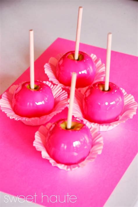 Sweet Haute Neon Pink Candy Apples Sweet With Images Pink