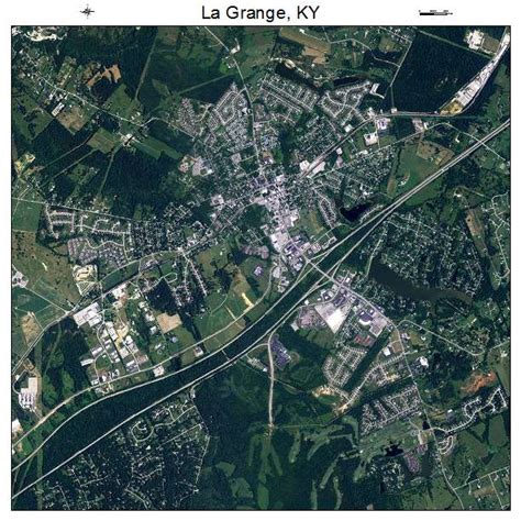 Aerial Photography Map Of La Grange Ky Kentucky