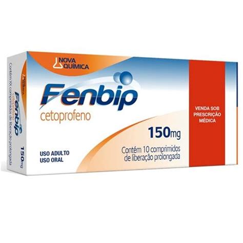 Fenbip 150mg Caixa Com 10 Comprimidos De Liberação Prolongada
