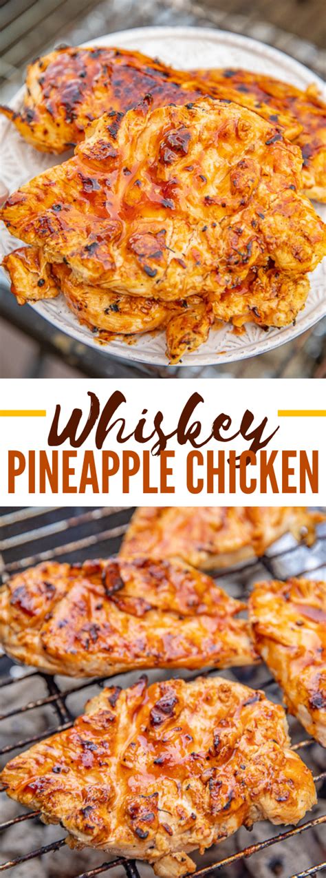 Sweet whiskey bbq sauce life she lives. WHISKEY PINEAPPLE CHICKEN #dinner #grilled in 2020 ...