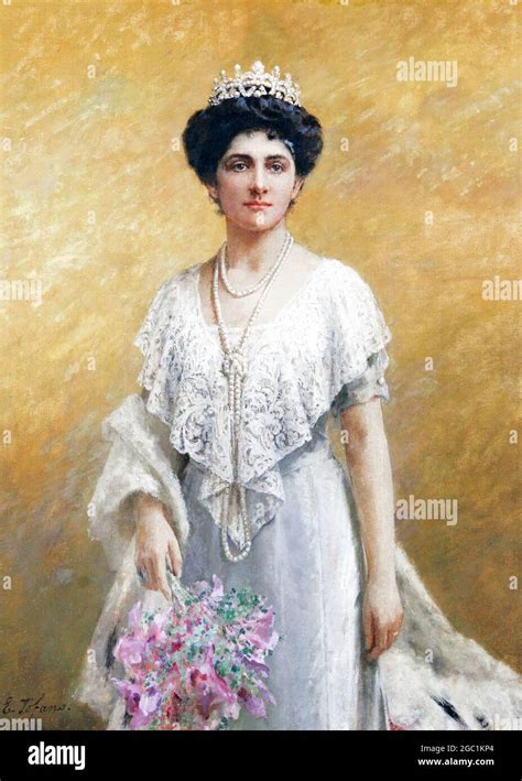 Queen Elena Of Italy 1873 1952 In A 1930 Portrait By Edoardo Tofano