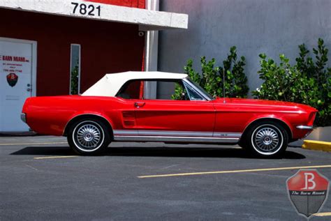 Seller Of Classic Cars 1967 Ford Mustang Redwhite