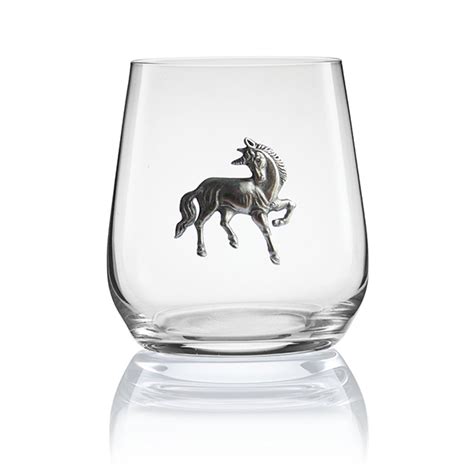Menagerie Unicorn Stemless Wine And Cognac Glass — Menagerie