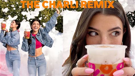 New Charli Cold Foam Drink From Dunkin L The Charli Remix Youtube
