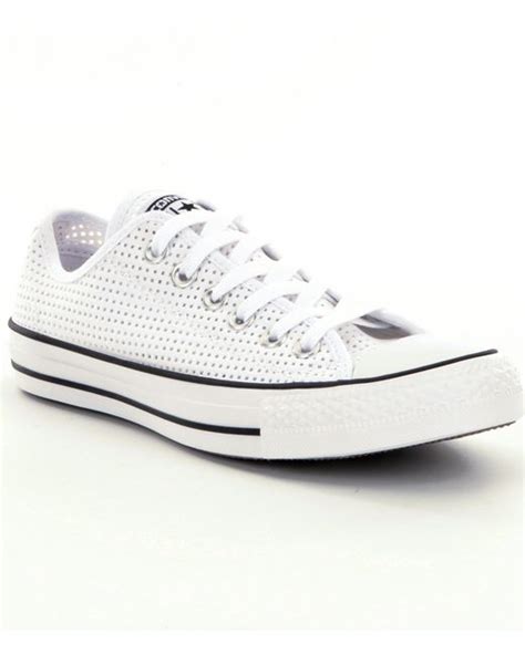 Converse Chuck Taylor® All Star® Perforated Sneakers In White White