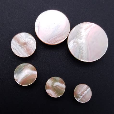 Old Stock Faux Pink Mother Of Pearl Shank Buttons Your Etsy