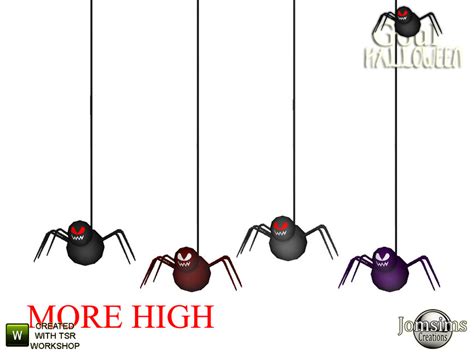 The Sims Resource Goul Halloween 2020 Ceiling Spider Deco2