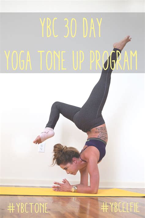 Pin Now And Join In On Our 30 Day Tone Up Program Through Yoga Wearing