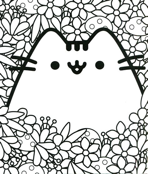Grumpy Cat Coloring Page