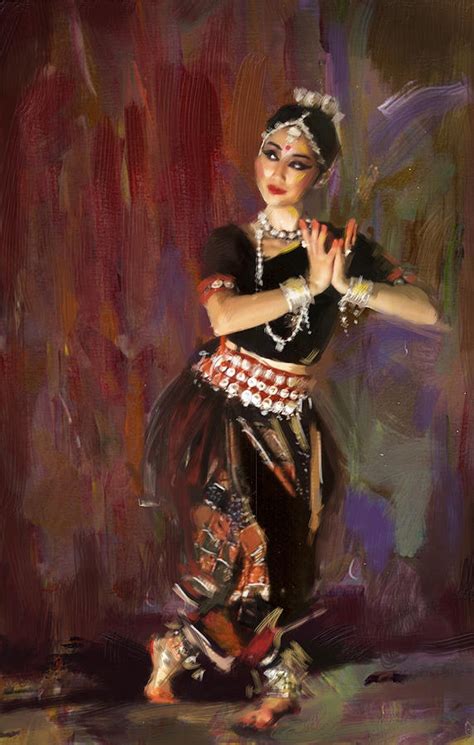 How many classical dances are there in india? Classical Dance Art 2 Painting by Maryam Mughal