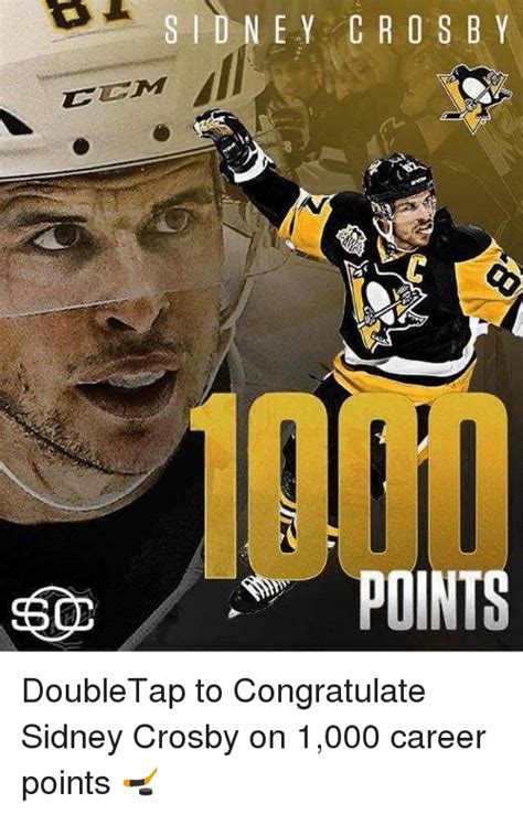 Sidney Cro Sby Aem All Points Doubletap To Congratulate Sidney Crosby