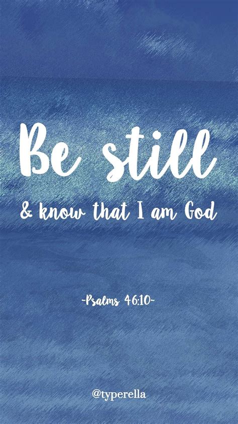 Be Still, And Know That I Am God Wallpapers - Wallpaper Cave