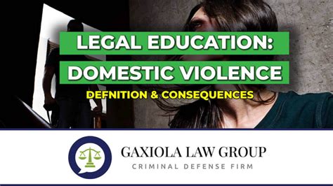 Legal Education Video Domestic Violence Gaxiola Law Group