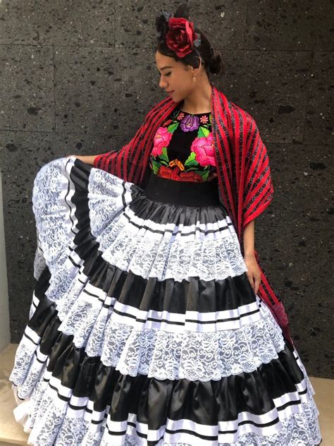 Mexican Pinotepa Nacional Black Oaxaca Frida Kahlo Style Womans Mexican