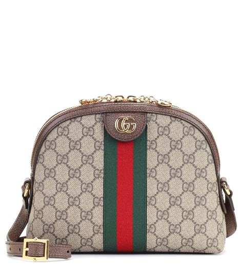 Gucci Ophidia Gg Small Shoulder Bag In Brown Lyst
