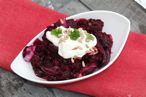 Rote Bete - Gemüse mit Meerrettich und Lauch von shinysummer