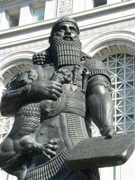 Assyrian King Statue