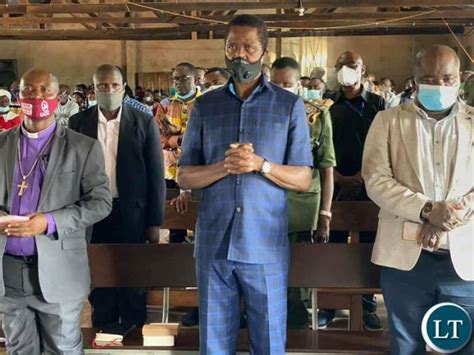 zambia remain united counsel politicians president lungu tells the church