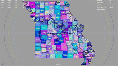 Missouri United States Usa Map Region 3d Model Geography 3d Model