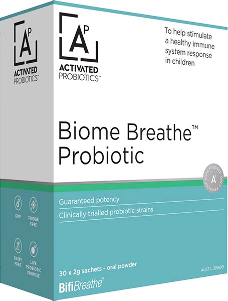 Activated Probiotics Biome Breathe Probiotic 30 Sachets Fitchs