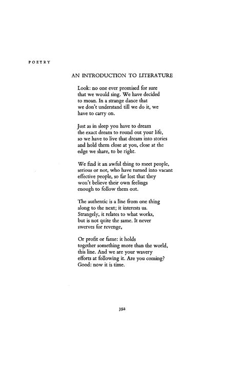 An Introduction To Literature By William Stafford Pretty Words Poem