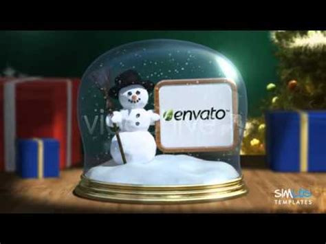 Impressive, customizable, easy to integrate. Download After Effects Titles Christmas Snow Globe After ...