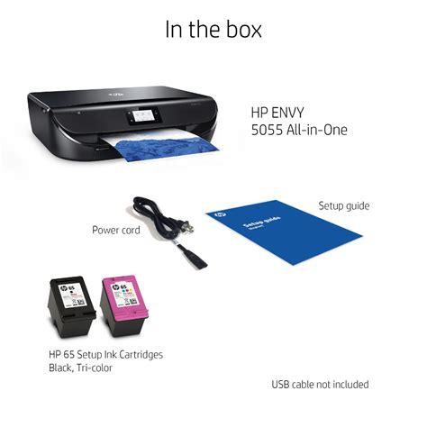Best Buy Hp Envy 5055 All In One Instant Ink Ready Printer Black