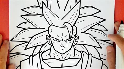 How To Draw Goku Ssj Youtube