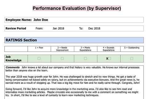 How To Write And Deliver A Performance Review With Example Templates