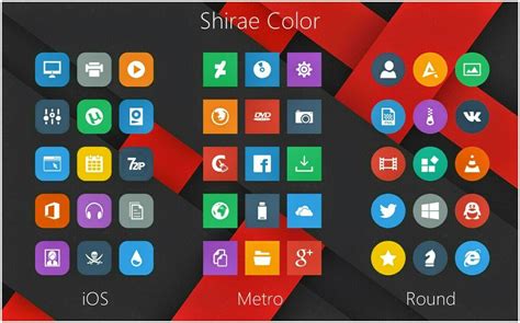 Shirae Color Icon Packs Cleodesktop I Customized Desktop